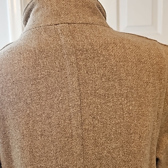 Vintage Camel Wool Trench Coat - Picture 4 of 15